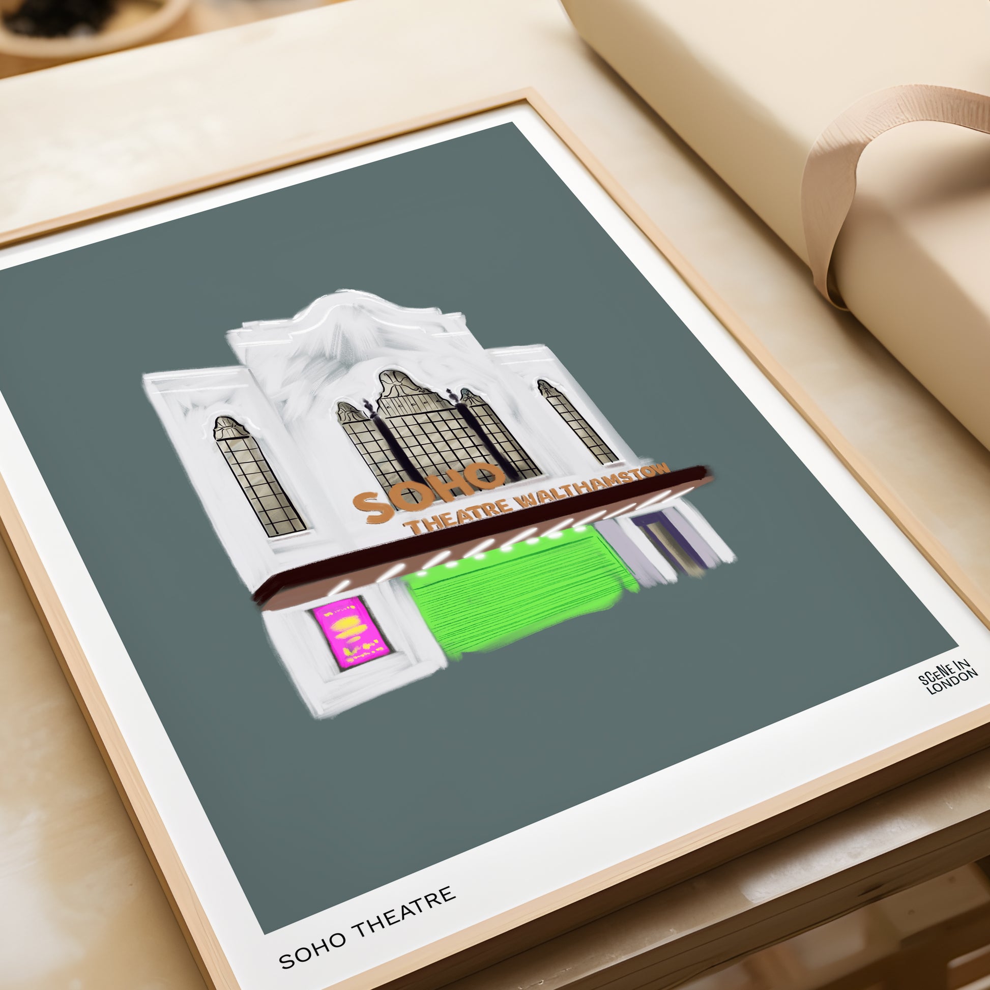 Walthamstow Soho Theatre art print by Scene in London