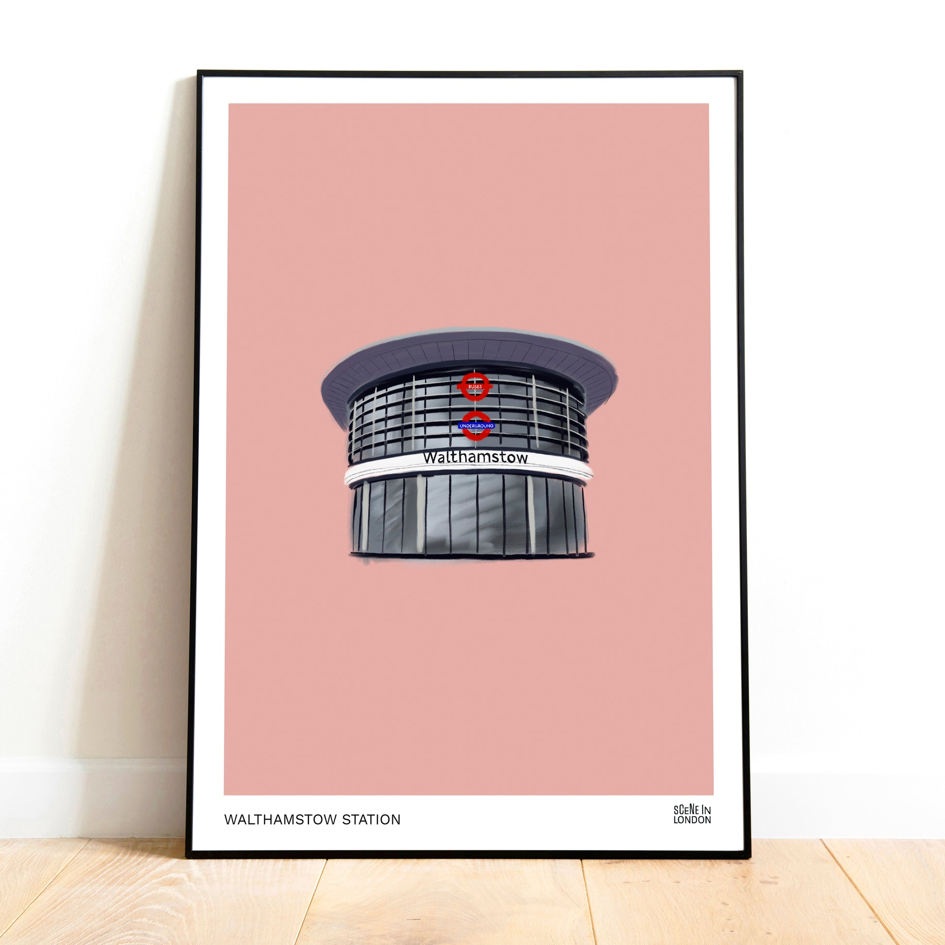Walthamstow Station Art Print by Scene in London