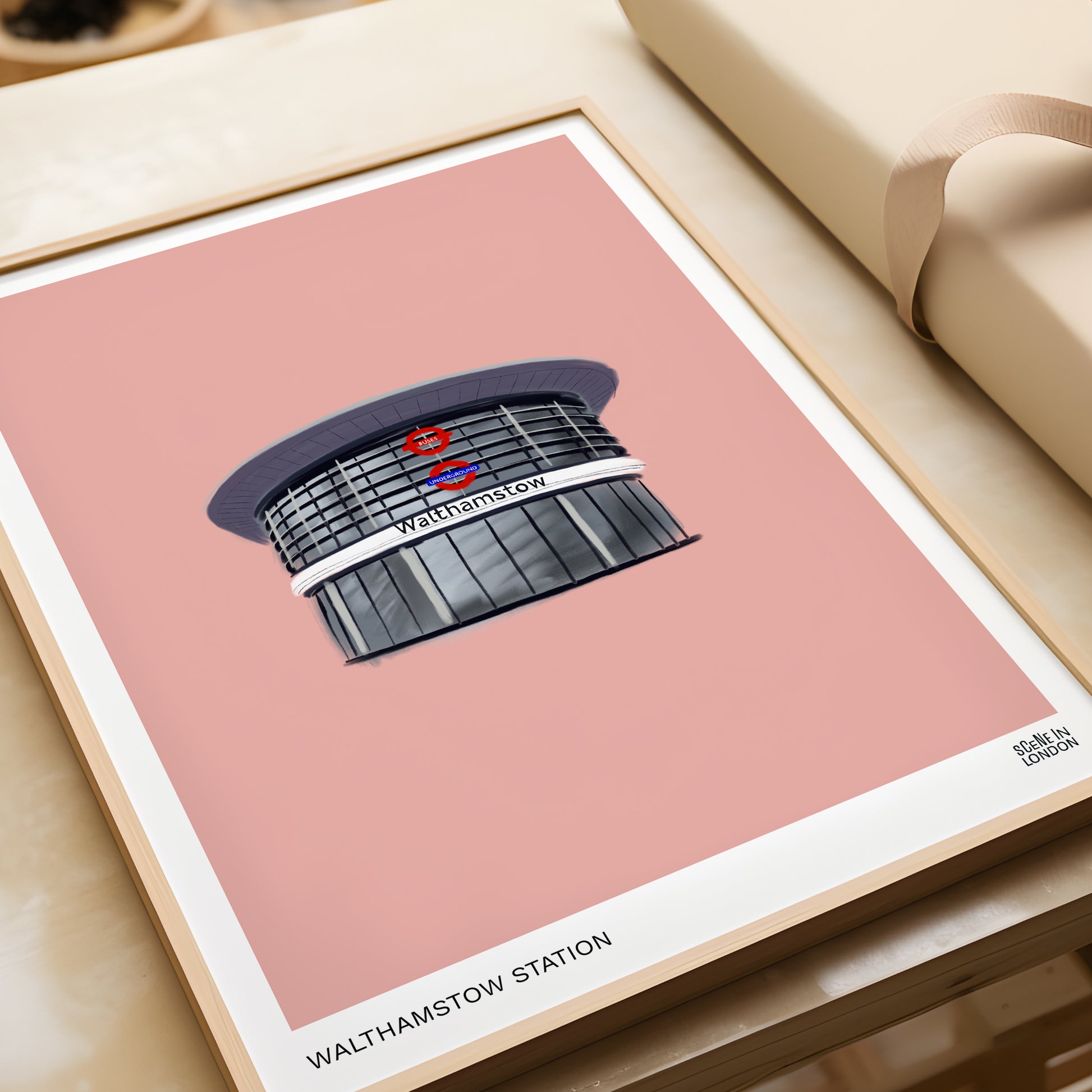 Walthamstow Station Art Print by Scene in London