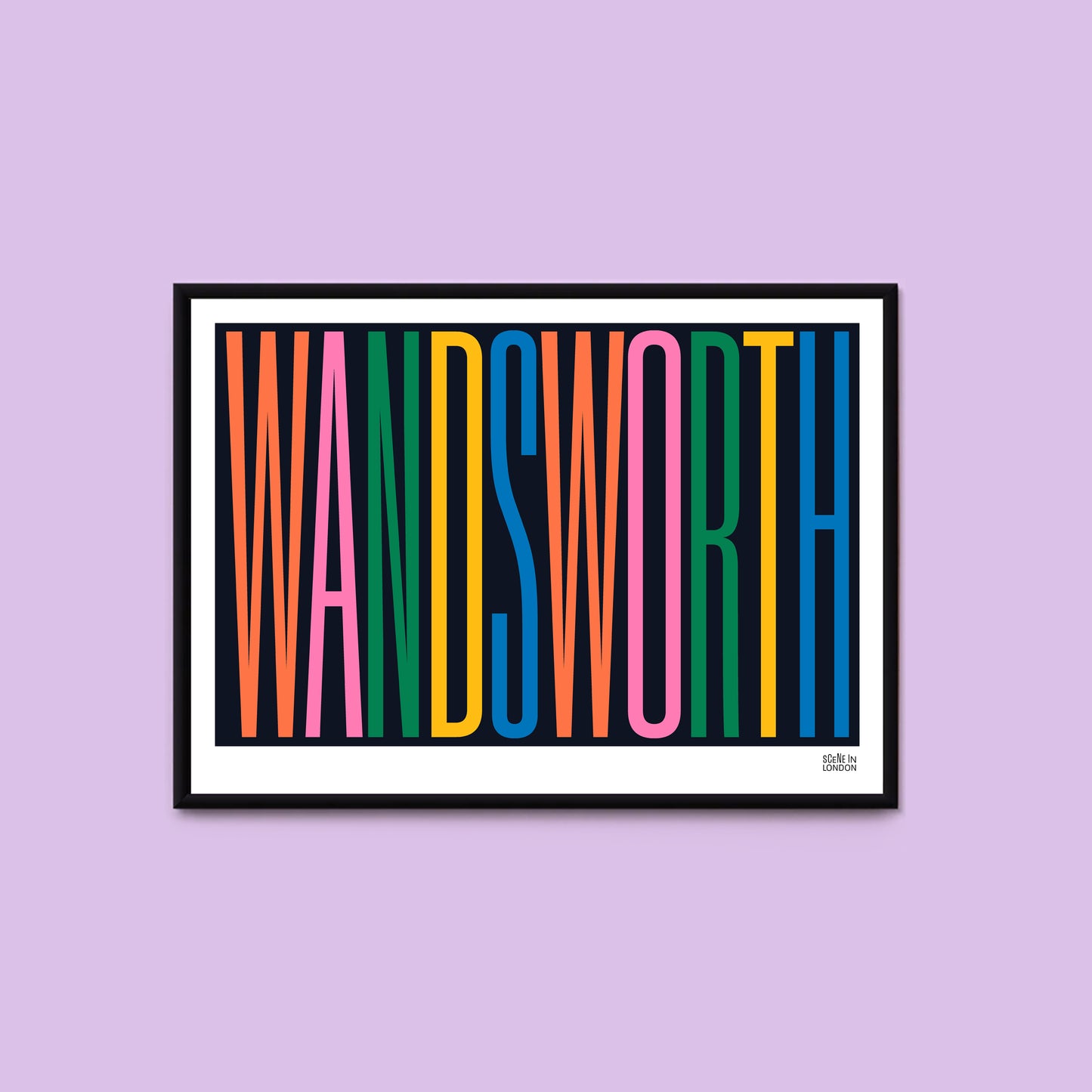 Wandsworth Typography Poster