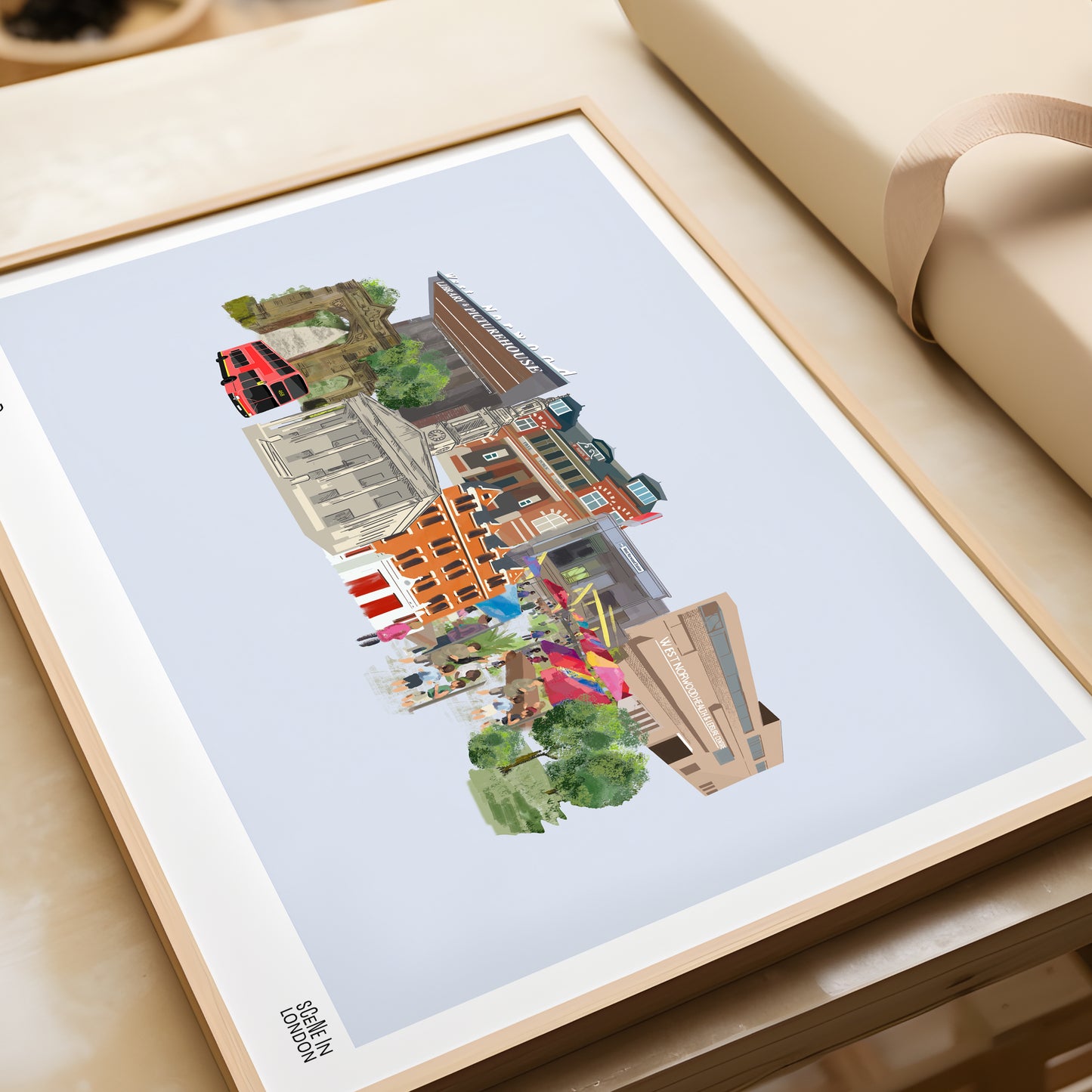 West Norwood Illustration Print